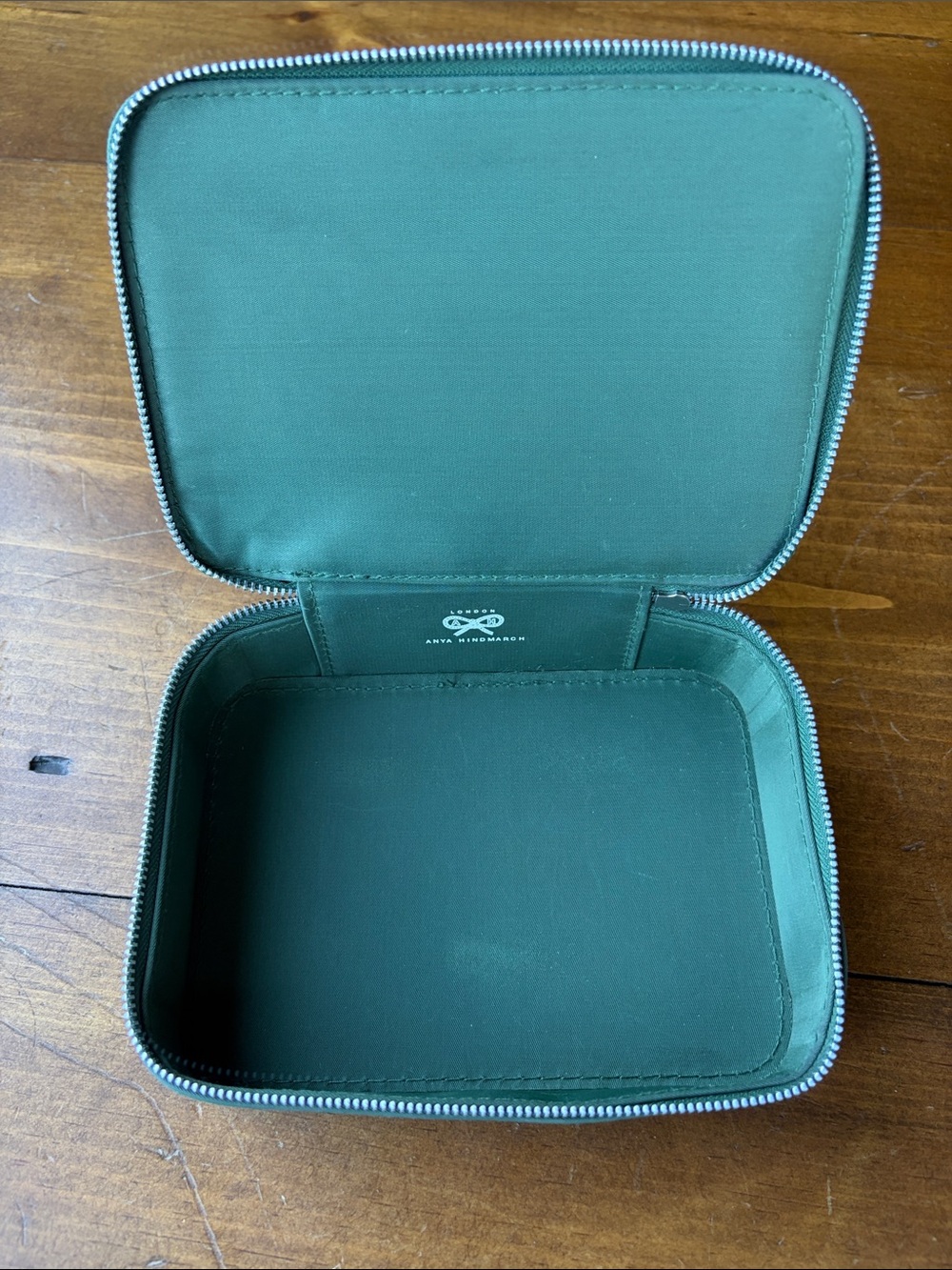 ANYA HINDMARCH Green Grass Makeup Case - Picture 10 of 13